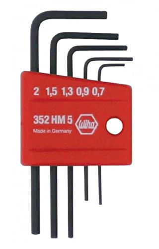 Wiha 35392 5 Piece Mini L-Key Short Hex Metric Set - Image 3