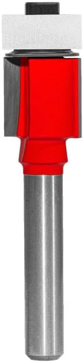 Freud Bearing Flush Trim Bit, 1/2" Diameter, 2-1/8" Length, 1/2" Cardbide Height - 47-106 - Image 2