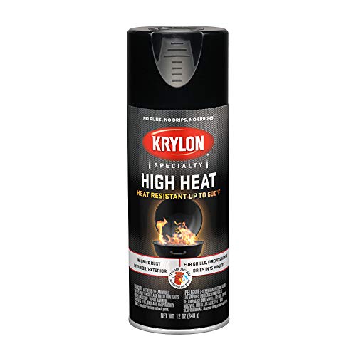 12 oz Krylon K01618777 High Heat Black Spray Paint