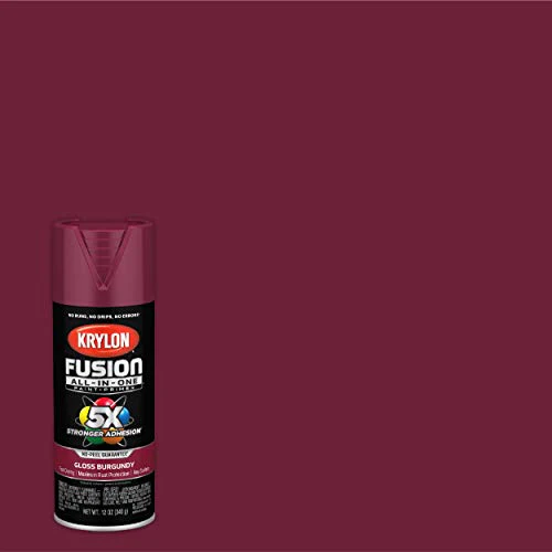 12 oz Krylon K02704007 Burgundy Fusion All-In-One Paint & Primer Spray Paint, Gloss - Image 2