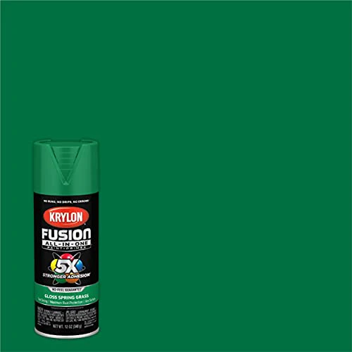 12 oz Krylon K02724007 Spring Grass Fusion All-In-One Paint & Primer Spray Paint, Gloss - Image 2