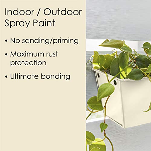 12 oz Krylon K02737007 Dover White Fusion All-In-One Paint & Primer Spray Paint, Satin - Image 3