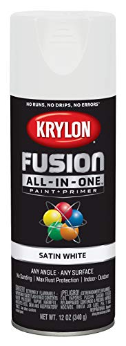 12 oz Krylon K02753007 White Fusion All-In-One Paint & Primer Spray Paint, Satin - Image 3