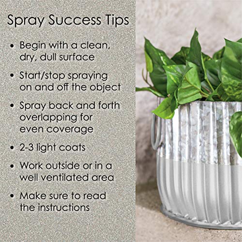 12 oz Krylon K02772007 Fusion All-In-One Satin Nickel Paint & Primer Spray Paint, Metallic - Image 6
