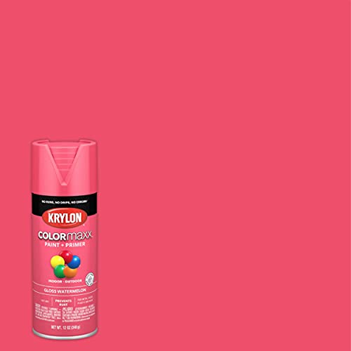 12 oz Krylon K05544007 Watermelon COLORmaxx Paint & Primer Spray Paint, Gloss - Image 2