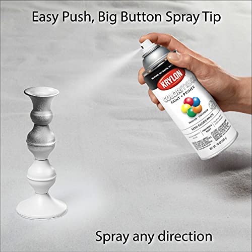 12 oz Krylon K05560007 Burgundy COLORmaxx Paint & Primer Spray Paint, Satin - Image 4