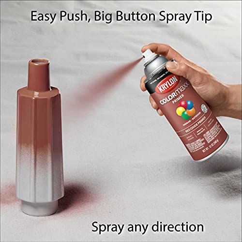 12 oz Krylon K05583007 Red Oxide COLORmaxx Paint & Primer Spray Paint, Primer - Image 5