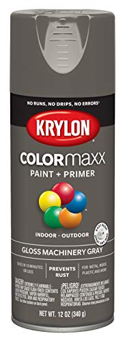 12 oz Krylon K05599007 Machinery Gray COLORmaxx Paint & Primer Spray Paint, Gloss - Image 3
