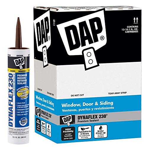 Dap Dynaflex 230 Brown Premium Window, Door, and Trim Sealant 10.1 oz (12-Pack) - Image 5