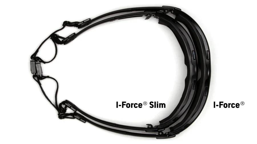 Pyramex I-Force Glasses Black Strap-Temples/Clear Anti-Fog Lens (12 Pair) - Image 5