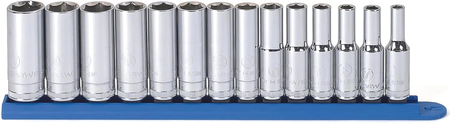 GEARWRENCH 14 Piece 3/8" Drive 6 Pt. Deep Socket Set, Metric - 80554 - Image 2