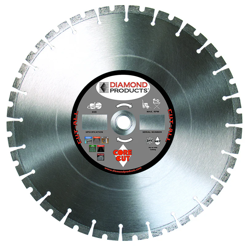 18X125X1 CUT-ALL M16 DRY SEGMENTED HIGH SPEED BLADE - Image 2