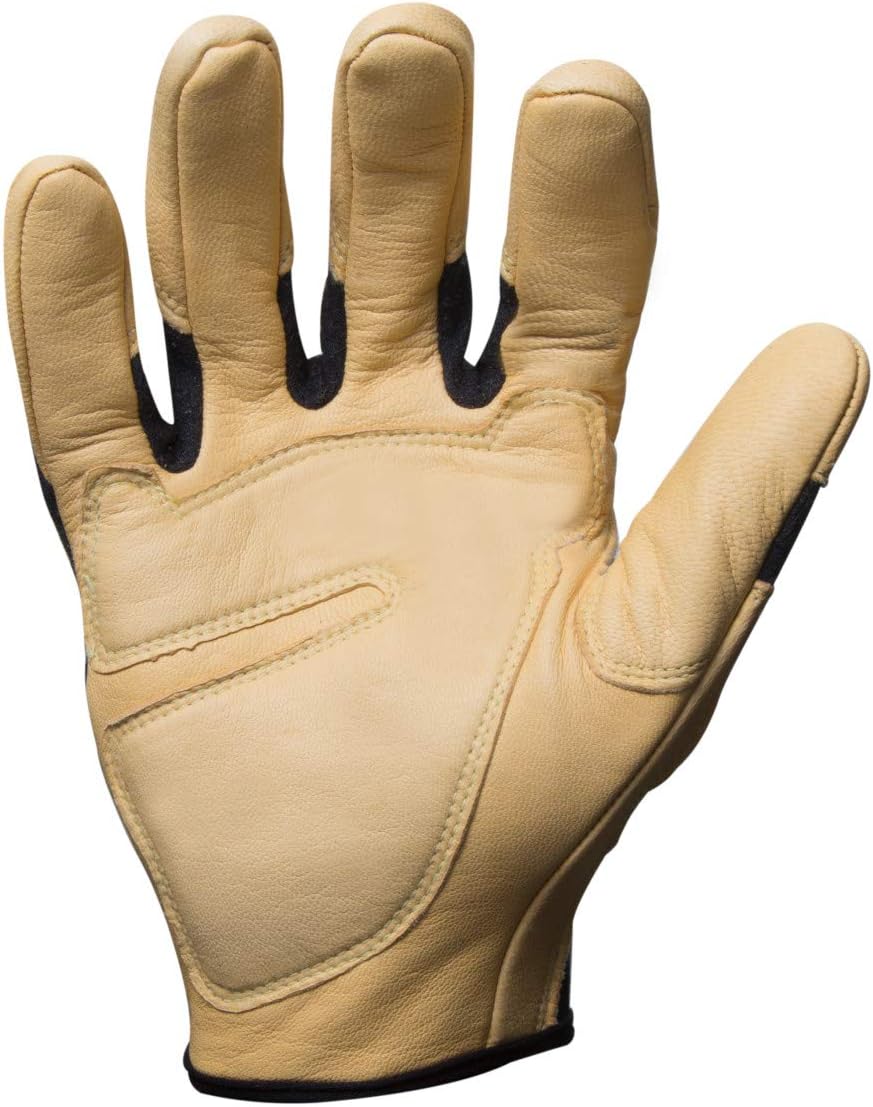 212 Performance Fire Resistant Fabricator Gloves for Welding, Premium Goatskin, Adjustable Cuff, Small (Pack of 1) - Image 4