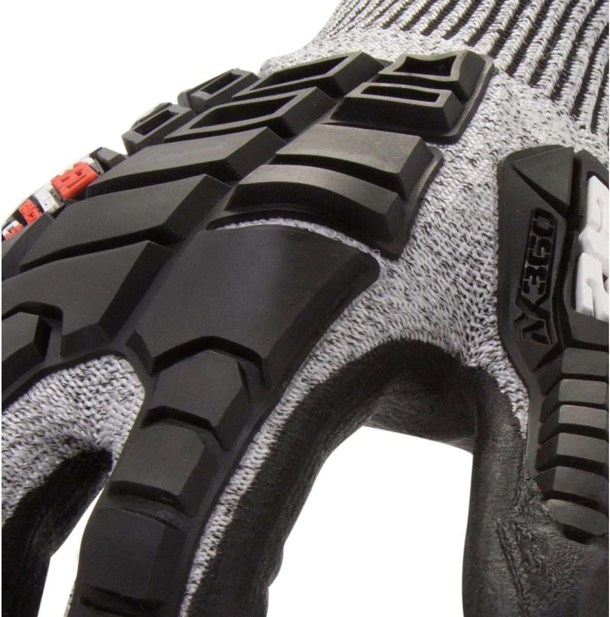 AX360 Impact Cut Resistant Gloves in Black and Gray (EN Level 5, ANSI A3) XL - Image 6