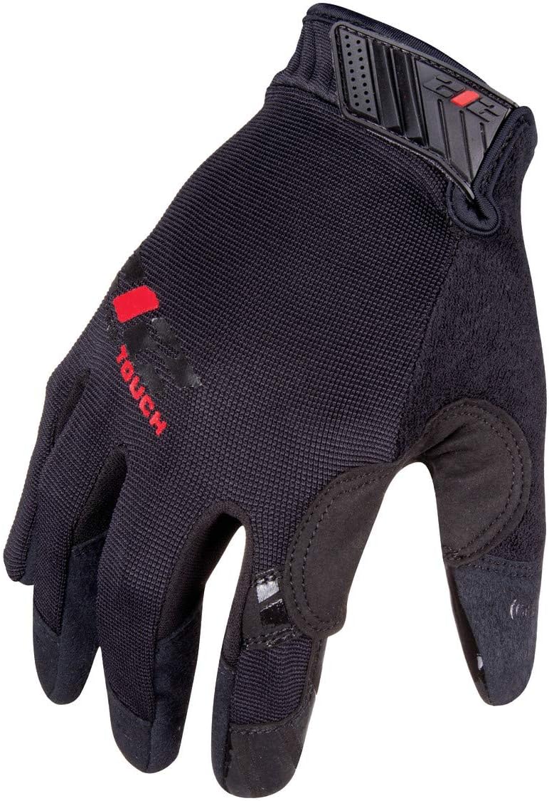 212 Performance Touch-screen Compatible, High Grip Gloves for Mechanics, High Dexterity, Adjustable Closure, Black, Medium - Image 2
