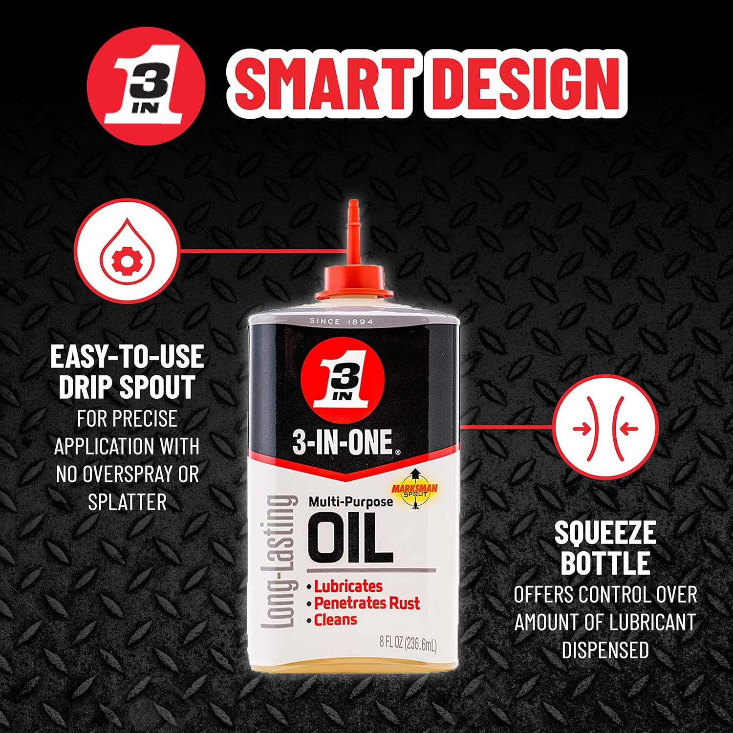 3-IN-ONE 10138 Multi-Purpose Oil, 8 oz (Pack of 12) - Image 4