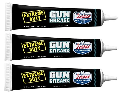 Lucas Extreme Duty Gun Grease 1oz Tube 10889 Lube Oil (Pack of 3)