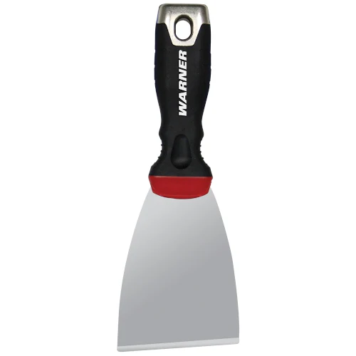 Warner Manufacturing 3" ProGrip Stiff Chiseled Scraper with Hammer Cap
