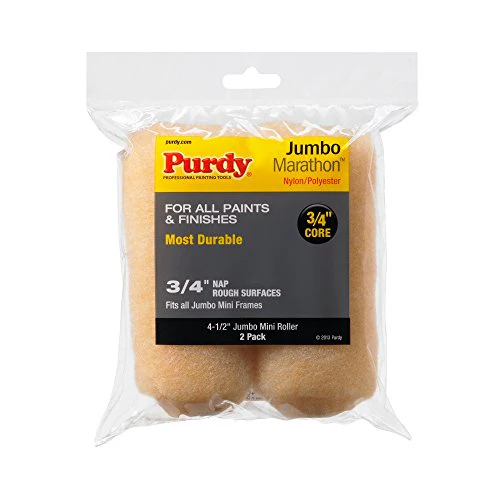 4-1/2" x 3/4" Nap Purdy 144624064 Marathon Jumbo Mini-Roller Covers, 2-Pack