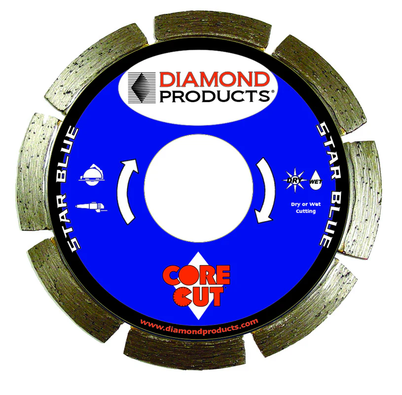 Diamond Products 74951 4-1/2 In. x .070 x 7/8 In. Star Blue Small Diameter Blade - Image 2