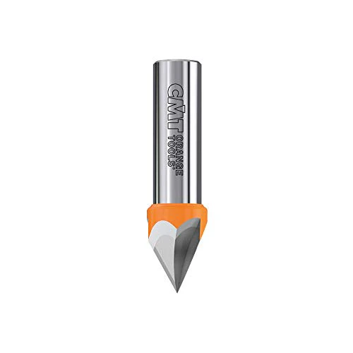 CMT 60-Degree V-Groove Bit, 1/2-Inch Diameter, 1/2-Inch Shank