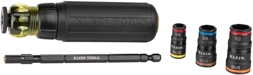 Klein Tools (32910RCHT) 7-in-1 Impact Rated Flip Socket Set with Ratcheting Handle - Image 2