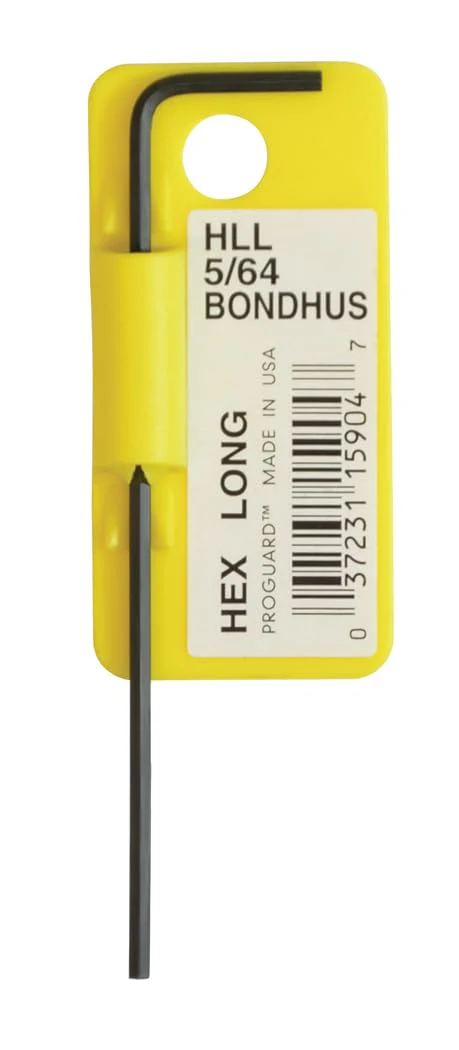 Bondhus 15906 7/64" Hex Tip Key L-Wrench with ProGuard Finish, Tagged and Barcoded