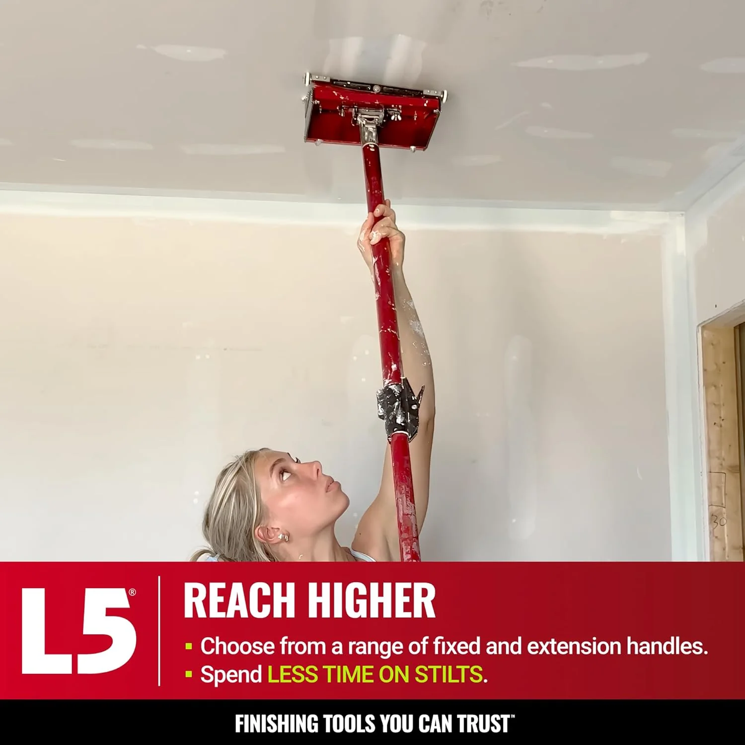LEVEL5  4-764 7-Inch Flat Box, Pro-Grade, Quick Clean, Drywall Sheetrock Gyprock Wallboard Finishing - Image 7