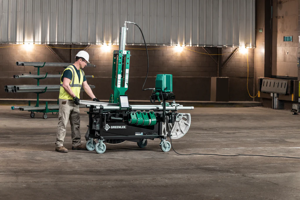 Greenlee 881 Cam-Track Bender for 2-1/2" - 4" with Hydraulic Pump and Mobile Bending Table - Image 5