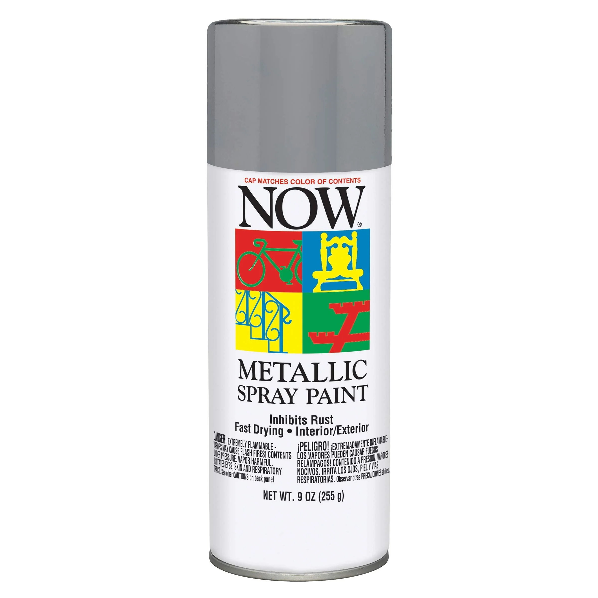 9 oz Krylon 21201 Aluminum Now Enamel Spray Paint