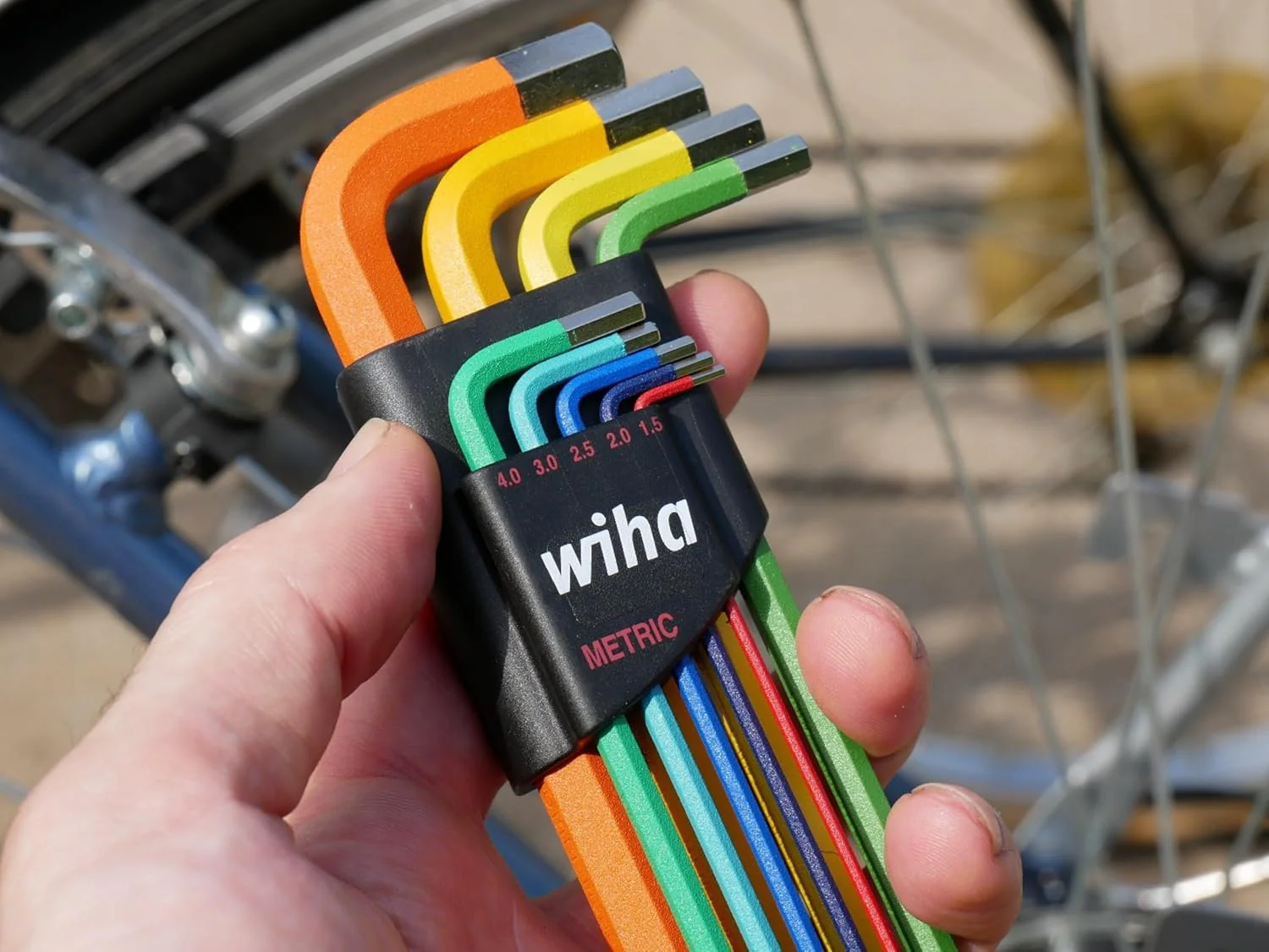 Wiha 66980 9 Piece Ball End Color Coded Hex L-Key Set - Metric - Image 5