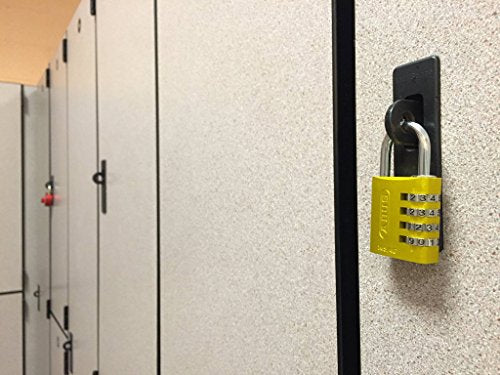 ABUS 145/40 C Aluminum Resettable Combination Padlock, 4 Dial, Black - Image 3