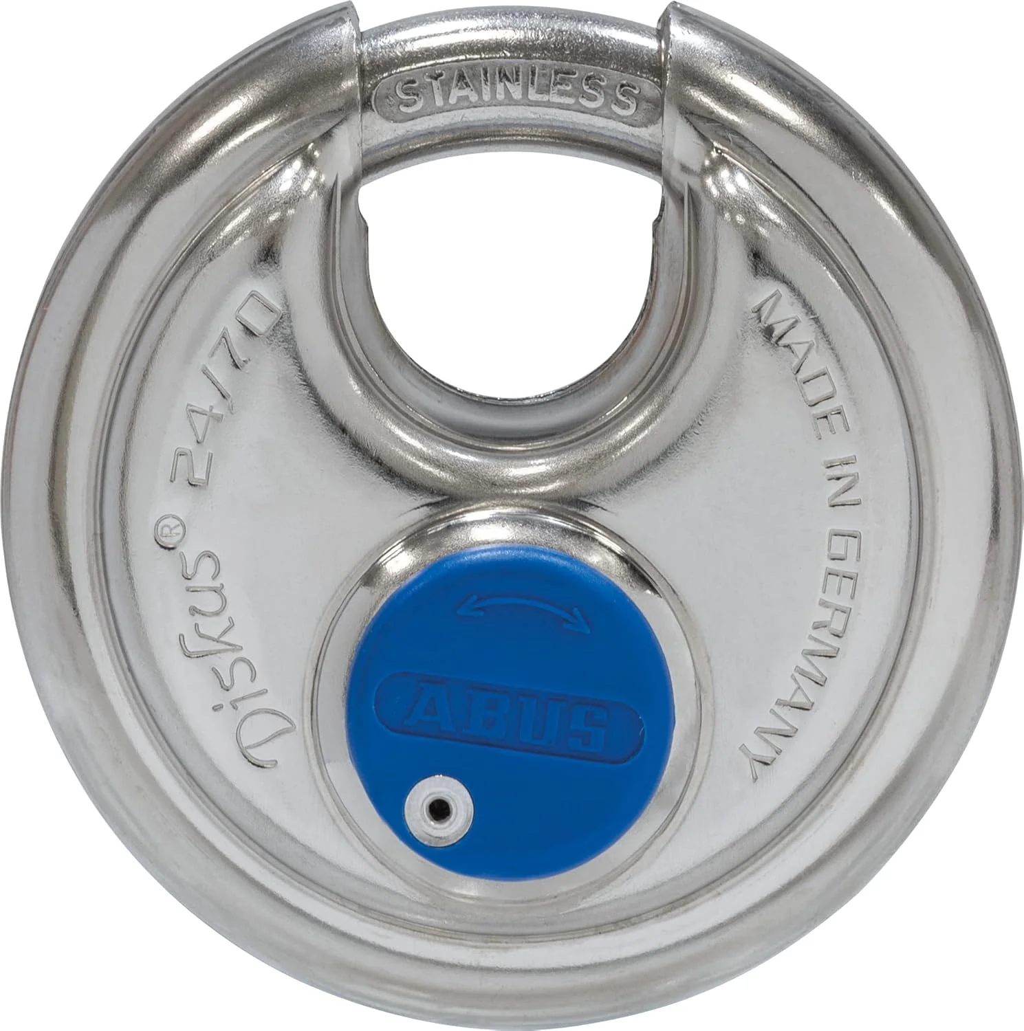 ABUS 24/70 Diskus Stainless Steel Padlock Keyed Alike - Image 2