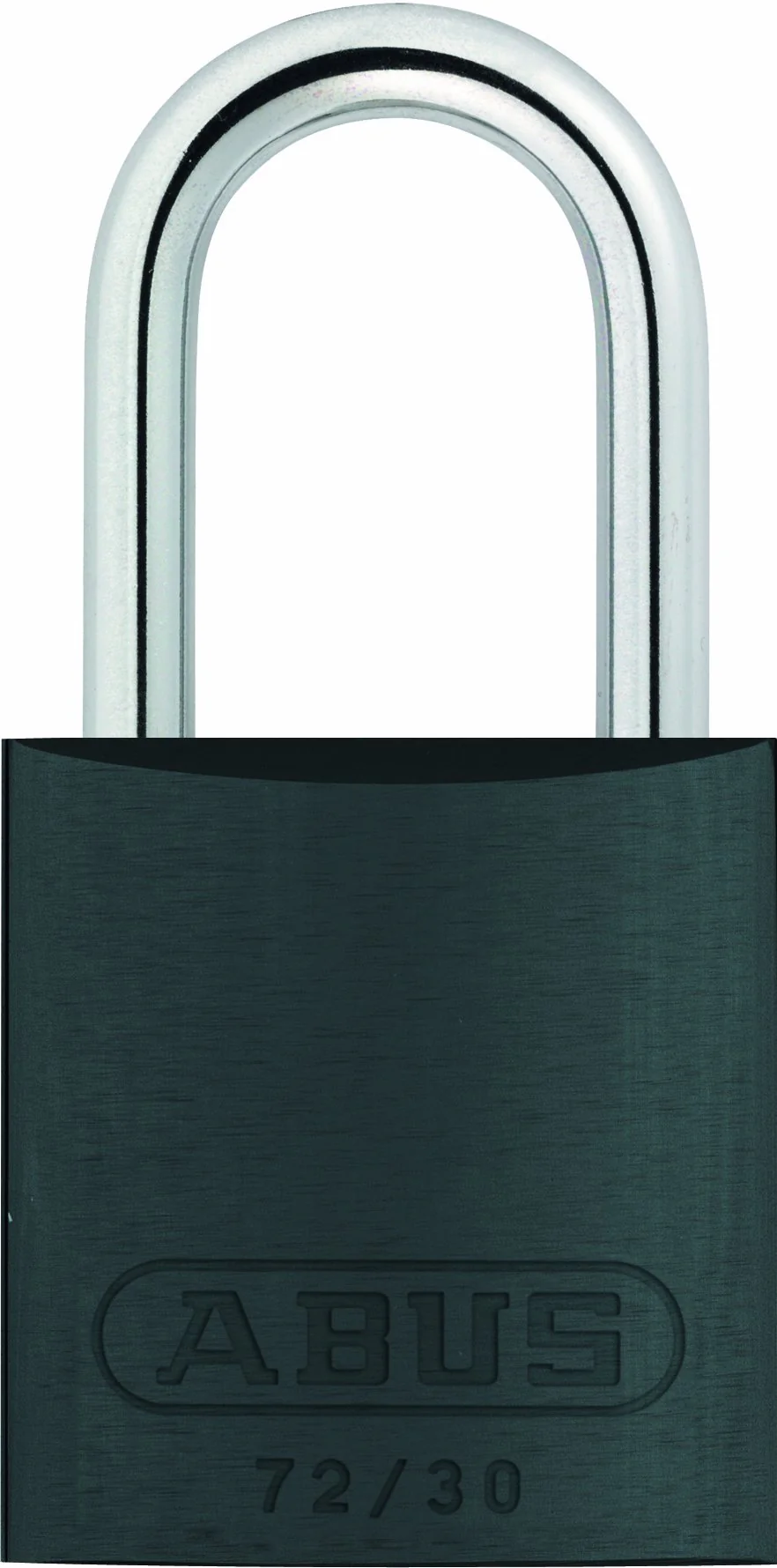 ABUS 72/30 KD Aluminum Safety Padlock Keyed Different with 1" Shackle, Black