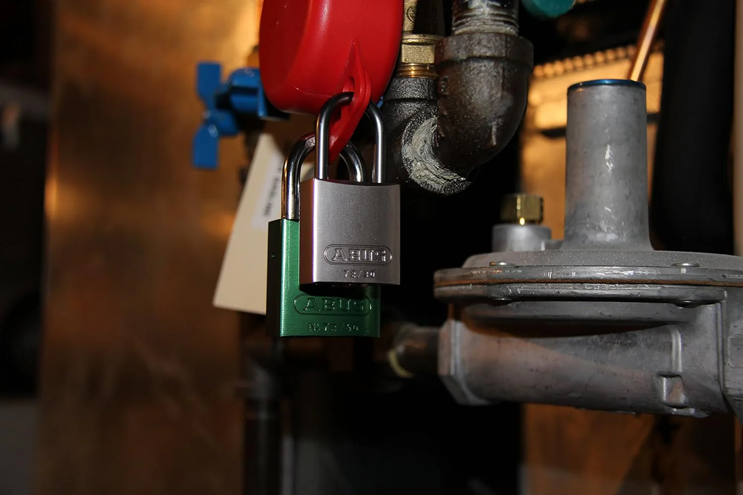 ABUS 72/30 KD Aluminum Safety Padlock Keyed Different with 1" Shackle, Blue - Image 4