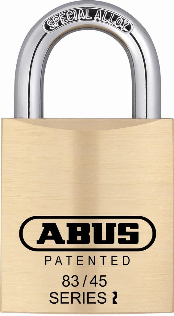 ABUS 83/45-300 S2 Schlage 45mm All Weather Solid Brass Rekeyable Padlock with 1" Shackle, Zero-Bitted - Image 2