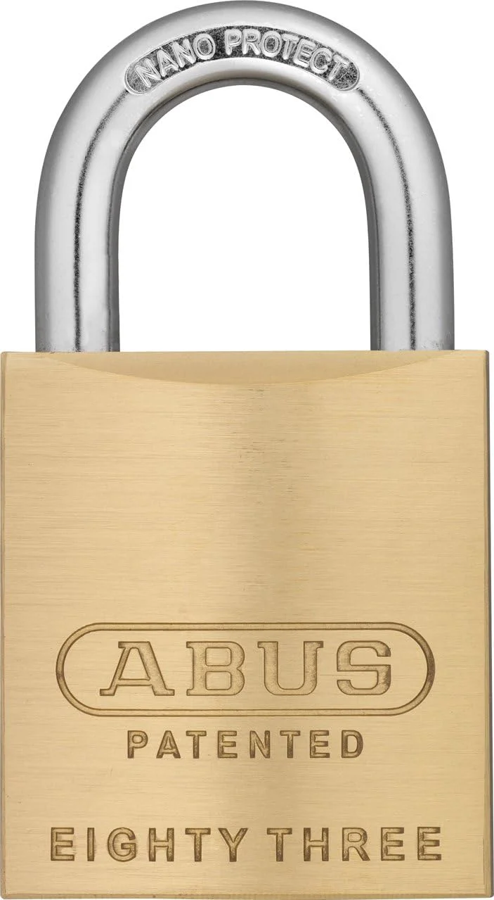 ABUS 83/45-300 S2 Schlage 45mm All Weather Solid Brass Rekeyable Padlock with 1" Shackle, Zero-Bitted - Image 3