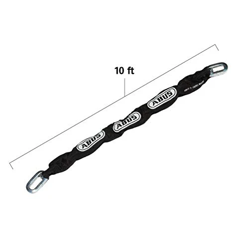 ABUS Hardened Steel 10KS 10 Foot x 3/8" Thick Square Security Chain for Bikes, Containers, Trailers, ATV's, Motorcycles and Personal/Industrial Property - Image 5