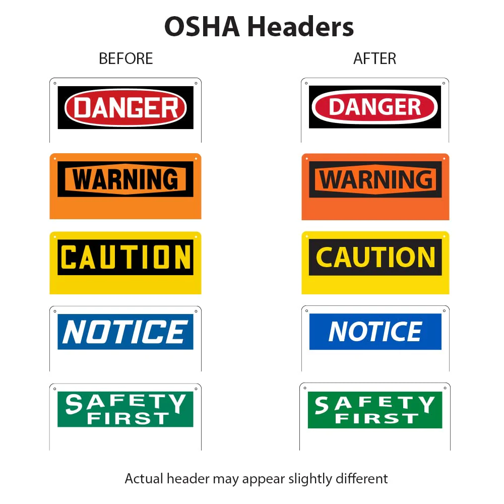 Accuform MCSP134VS "Confined Space" Safety Sign, Adhesive Vinyl, 10 x 14 Inches - Image 2