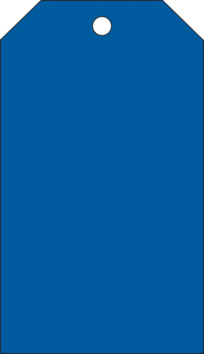 Accuform TDM640CTP PF-Cardstock Medical Gas Tag, "Caution Valve for Nitrous Oxide Serving DO", 5.75" Length x 3.25" Width x 0.010" Thickness (Pack of 25) - Image 2