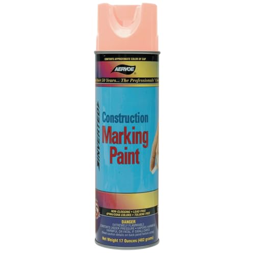 Aervoe Construction Marking Paint, Fluorescent Orange, 20 oz., 12/cs (205-247) - Image 3