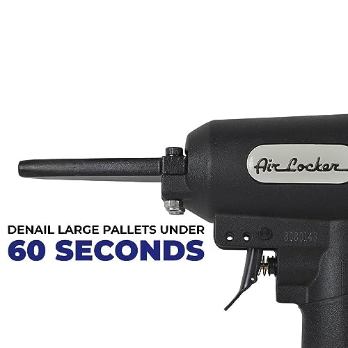 Air Locker AP700 Heavy Duty Professional Air Punch Nailer / Nail Remover / Nail Puller. 1/4 Inch NPT Thread Air Inlet. 80-120 PSI Pneumatic Nailer Removes 10-20 Gauge Nails , Black - Image 3