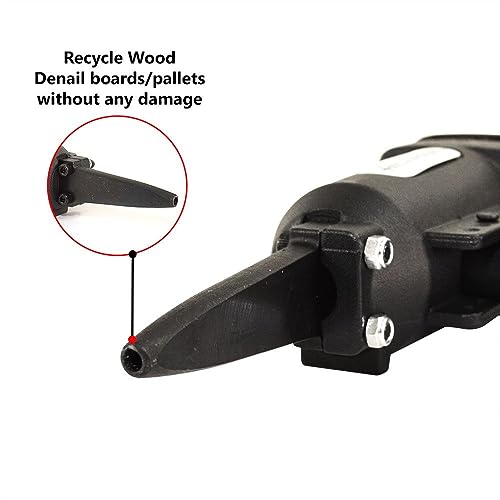 Air Locker AP700 Heavy Duty Professional Air Punch Nailer / Nail Remover / Nail Puller. 1/4 Inch NPT Thread Air Inlet. 80-120 PSI Pneumatic Nailer Removes 10-20 Gauge Nails , Black - Image 4