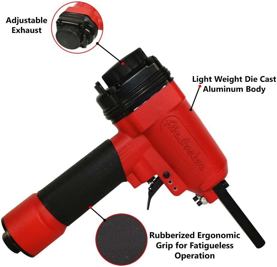 Air Locker AP900 Heavy Duty Professional Air Punch Nailer/Nail Remover/Nail Puller. 1/4 Inch NPT Thread Air Inlet. 50-110 PSI Pneumatic Nailer Removes 9-16 Gauge Nails - Image 2