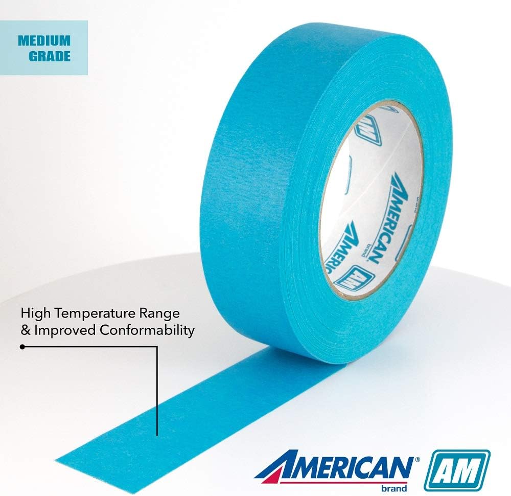 IPG AM3655 American AquaMask Tape, 1.41" x 60 yd, Aqua (24-Pack) - Image 3