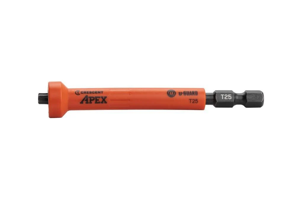 Crescent CAUMB3BT25 T25 x 3-1/2" Torx u-GUARD Covered Impact Power Bit with Ring Magnet (Pack of 2)