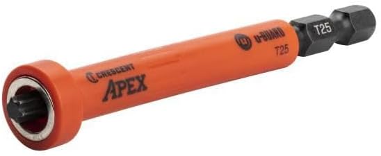 Crescent CAUMB3BT25 T25 x 3-1/2" Torx u-GUARD Covered Impact Power Bit with Ring Magnet (Pack of 2) - Image 2