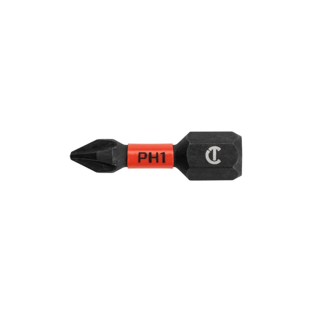 Crescent CAVB1PH1-2 #1 x 1" Phillips VORTEX Impact Power Bit (Pack of 2)