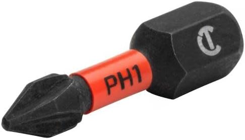 Crescent CAVB1PH1-2 #1 x 1" Phillips VORTEX Impact Power Bit (Pack of 2) - Image 4