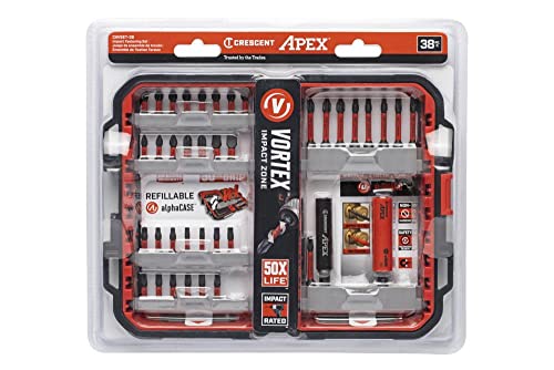 Crescent 38-Piece APEX 1/4 Inch Impact Driver Bit Set - Image 6